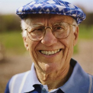 Elderly Man Smiling ca. 2000
