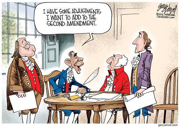President Obama uses executive actions to adjust the second amendment.