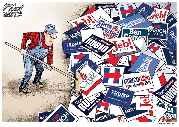 The morning after the Iowa Caucus, the candidates will move on to New Hampshire and Iowans will begin cleaning up.