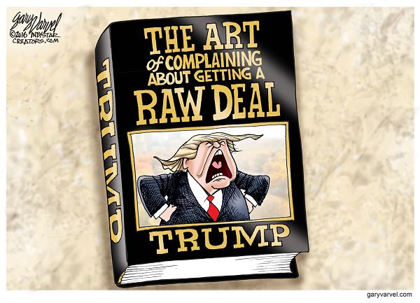 Donald Trump is not happy about the way the GOP is treating him. He should write a sequel to his best-selling book, The Art of the Deal.