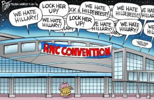 Bruce Plante Cartoon: RNC Convention 2016