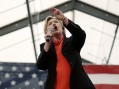 U.S. Democratic presidential candidate Hillary Clinton speaks at a campaign rally in Syracuse