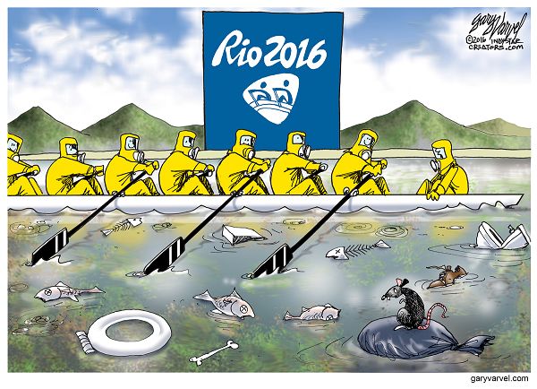Polluted water is one of the biggest failures of the 2016 Rio Olympics.