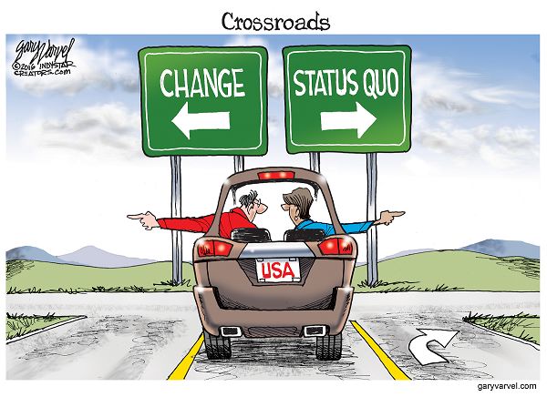 Which direction will voters choose?