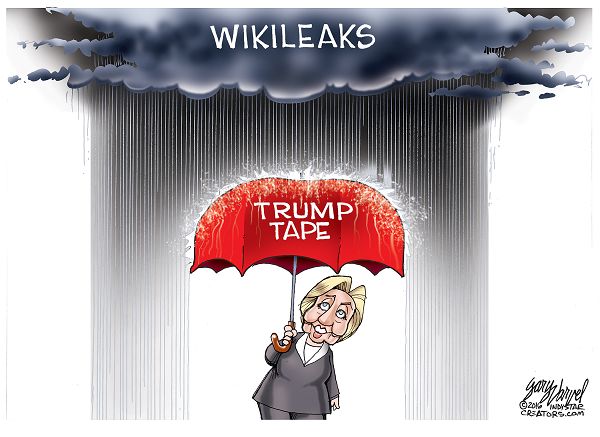 Hillary Clinton has some protection from the Wikileaks release of hacked emails.