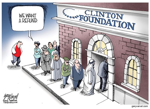 Will the people who donated to the Clinton Foundation hoping for some influence in a future Hillary Clinton administration, want a refund since she lost?